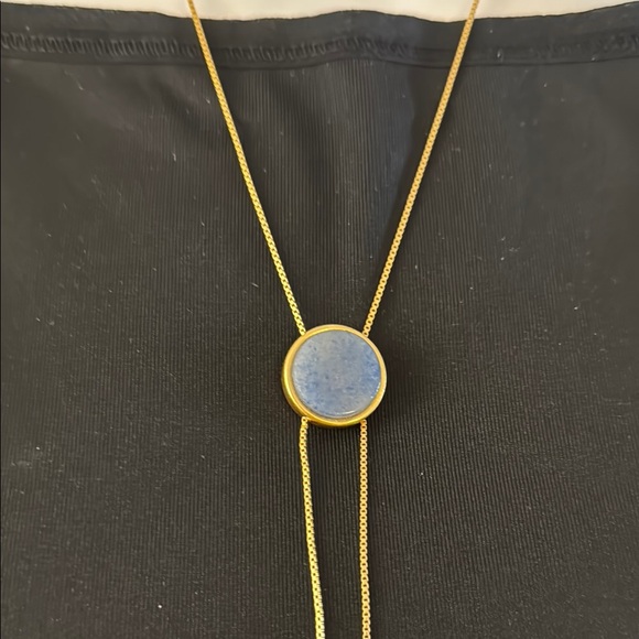 Madewell Gold and Silver Geometric Necklace - Picture 2 of 3